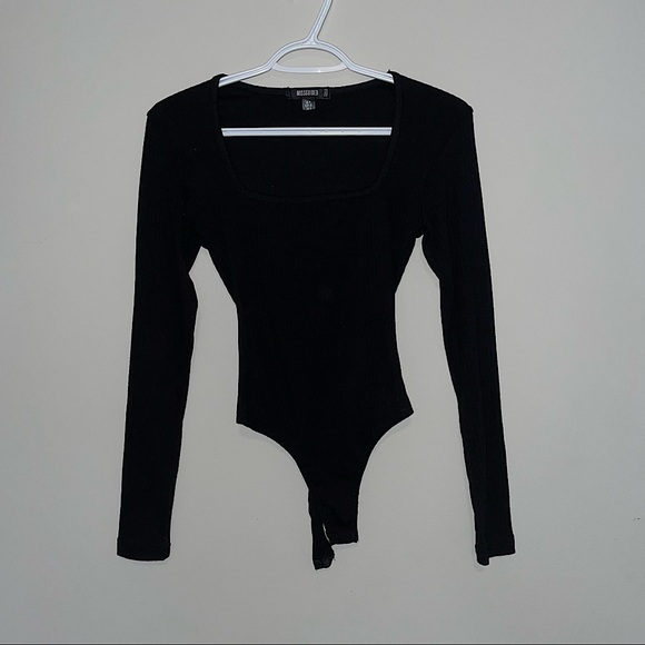 Missguided Square Neck Bodysuit - Picture 1 of 3